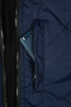 Куртка демисезонная укороченная (тк.Дюспо), т.синий
