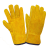 Перчатки  цельноспилковые утепленные желтые