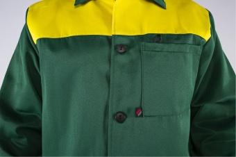 Костюм Стандарт (куртка/брюки), зеленый/желтый