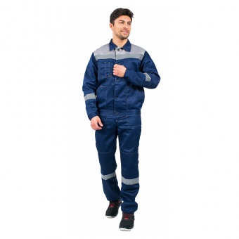 Костюм Легион-2 СОП (куртка / полукомбинезон), т.синий/серый