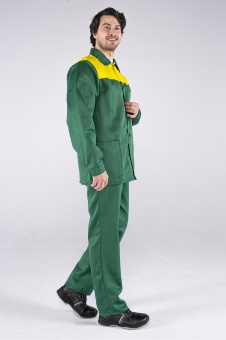 Костюм Стандарт (куртка/брюки), зеленый/желтый