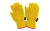 Перчатки  цельноспилковые утепленные желтые на Тинсулейте