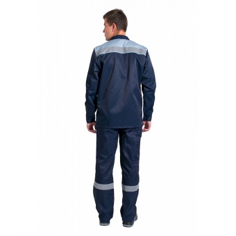 Костюм Галакт МВО (куртка / полукомбинезон), т.синий/серый