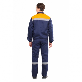 Костюм Легион-2 СОП (куртка / полукомбинезон), т.синий/оранжевый