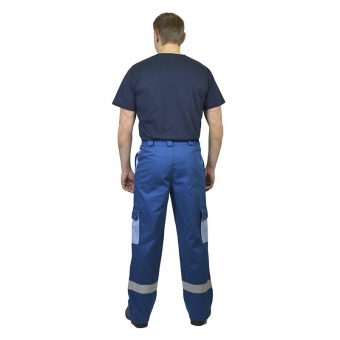 Костюм СПЕЦ-ЭКО (куртка / брюки), бирюзовый с серо-голубой отделкой